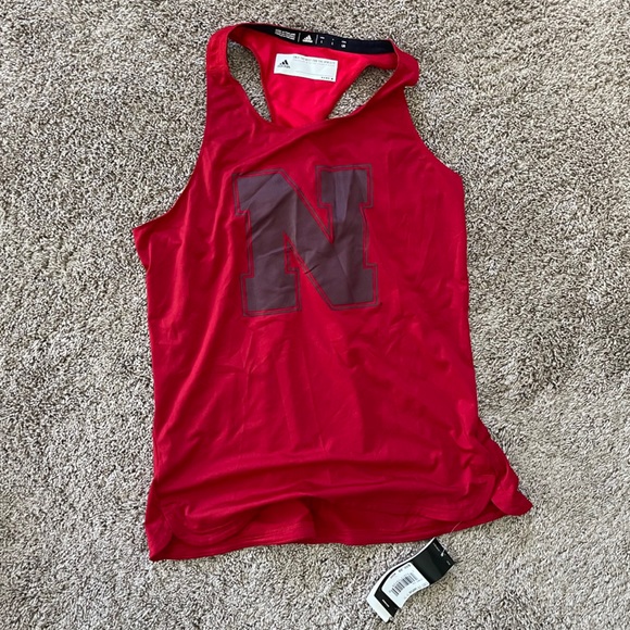 adidas Tops - Nebraska Adidas tank top